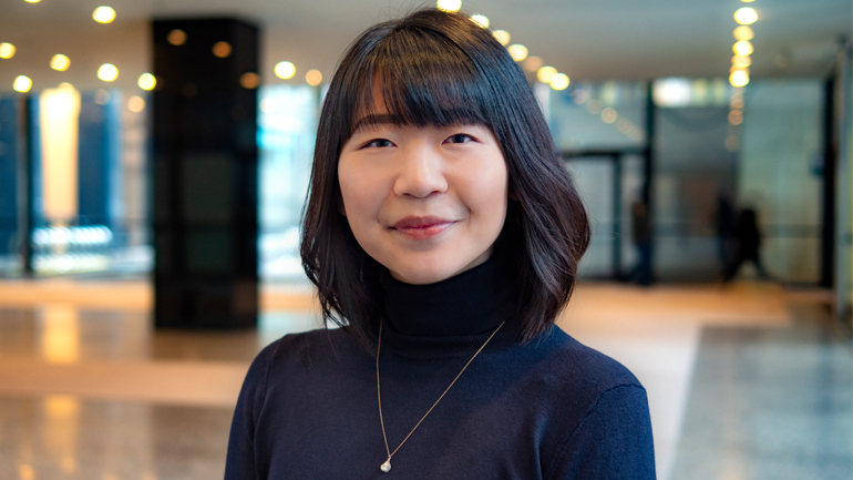 Ashley Ang, designer on the Creative Services team for TD Securities